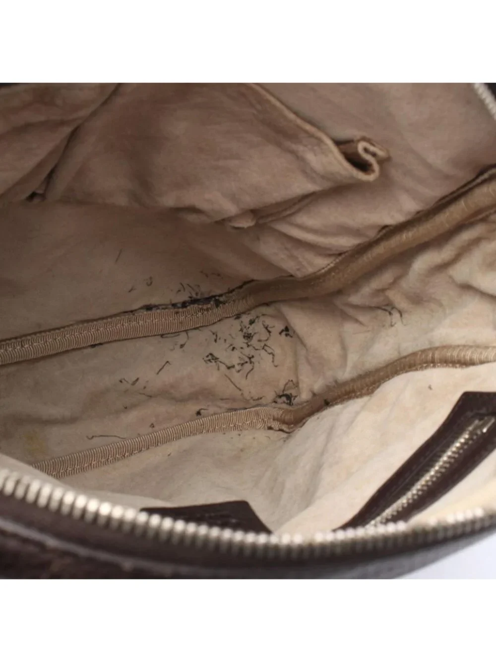 Gucci Shoulder Bag Dark Brown Leather